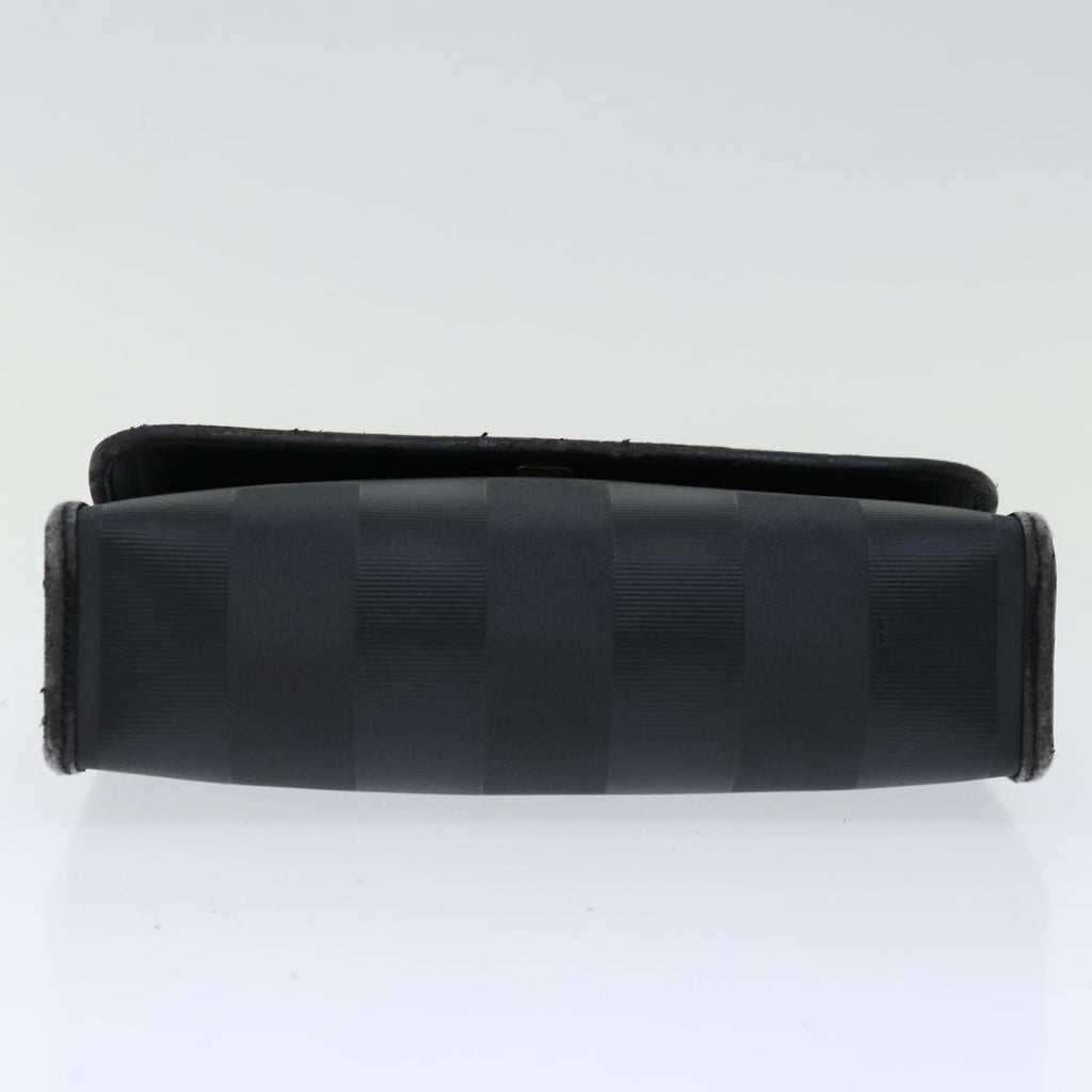 FENDI Pecan Canvas Clutch Bag Blackbs12935