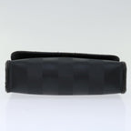 FENDI Pecan Canvas Clutch Bag Blackbs12935