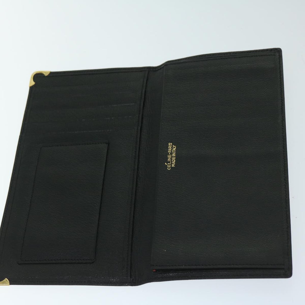 CELINE Macadam Canvas Pouch Key Case Wallet Leather 6Set Beige  12965