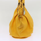 CELINE Tote Bag Leather Yellow Auth bs13073