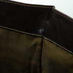 FENDI Zucca Canvas Hand Bag Brown Blackbs13299