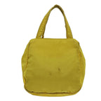 PRADA Hand Bag Nylon Yellow bs13368