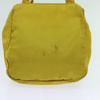 PRADA Hand Bag Nylon Yellow bs13368