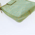 FENDI Zucchino Canvas Hand Bag Greenbs13377