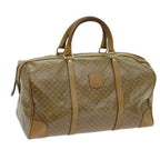 CELINE Macadam Canvas Boston Bag Beige  13419