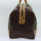 CELINE Macadam Canvas Boston Bag PVC Brown  13430