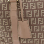 FENDI Zucchino Canvas Mini Boston Bag Pinkbs13506