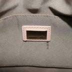 FENDI Zucchino Canvas Mini Boston Bag Pinkbs13506