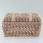 FENDI Zucchino Canvas Mini Boston Bag Pinkbs13506