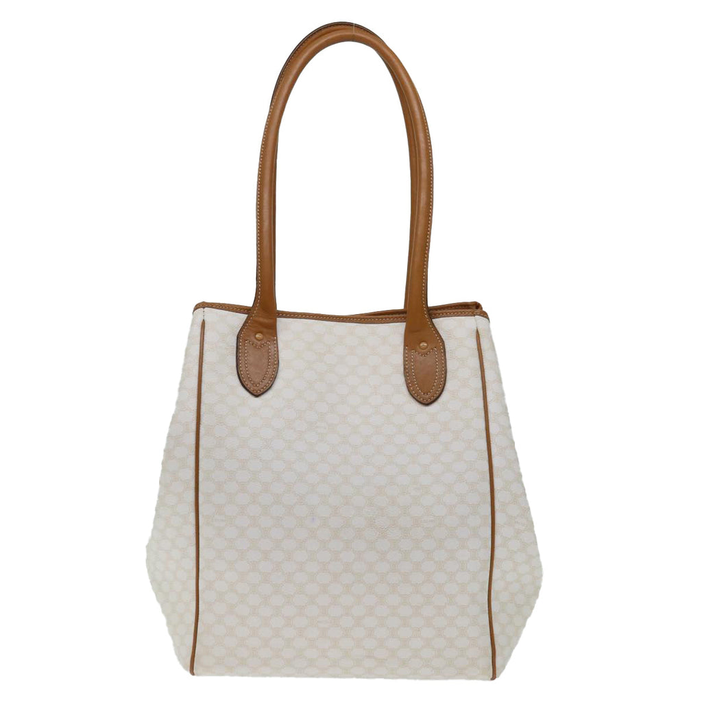 CELINE Macadam Canvas Tote Bag PVC Whe  13537
