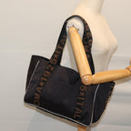 FENDI Tote Bag Nylon Blackbs13570