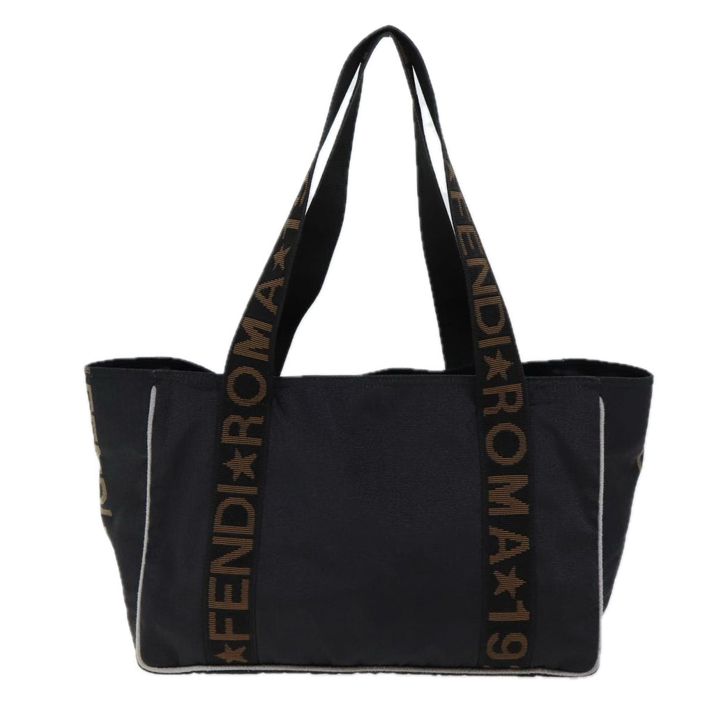 FENDI Tote Bag Nylon Blackbs13570