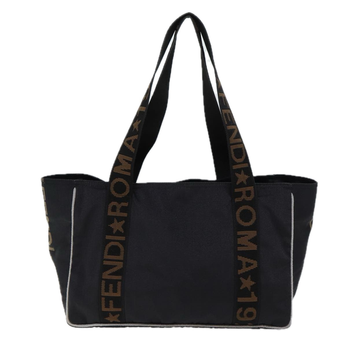 FENDI Tote Bag Nylon Blackbs13570