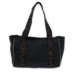 FENDI Tote Bag Nylon Blackbs13571
