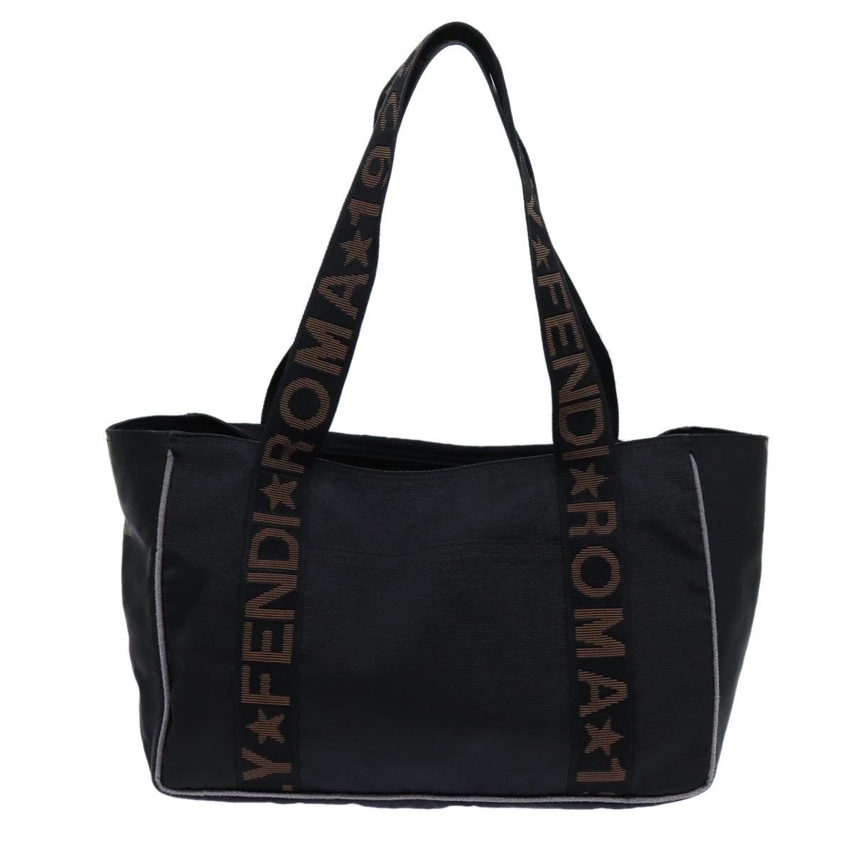 FENDI Tote Bag Nylon Blackbs13571