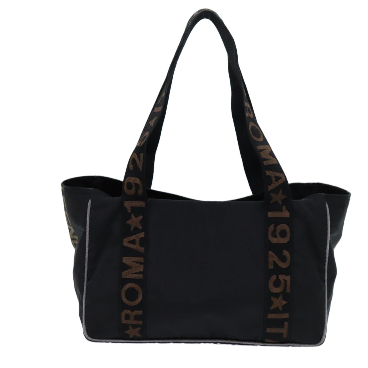 FENDI Tote Bag Nylon Blackbs13571