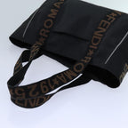 FENDI Tote Bag Nylon Blackbs13571
