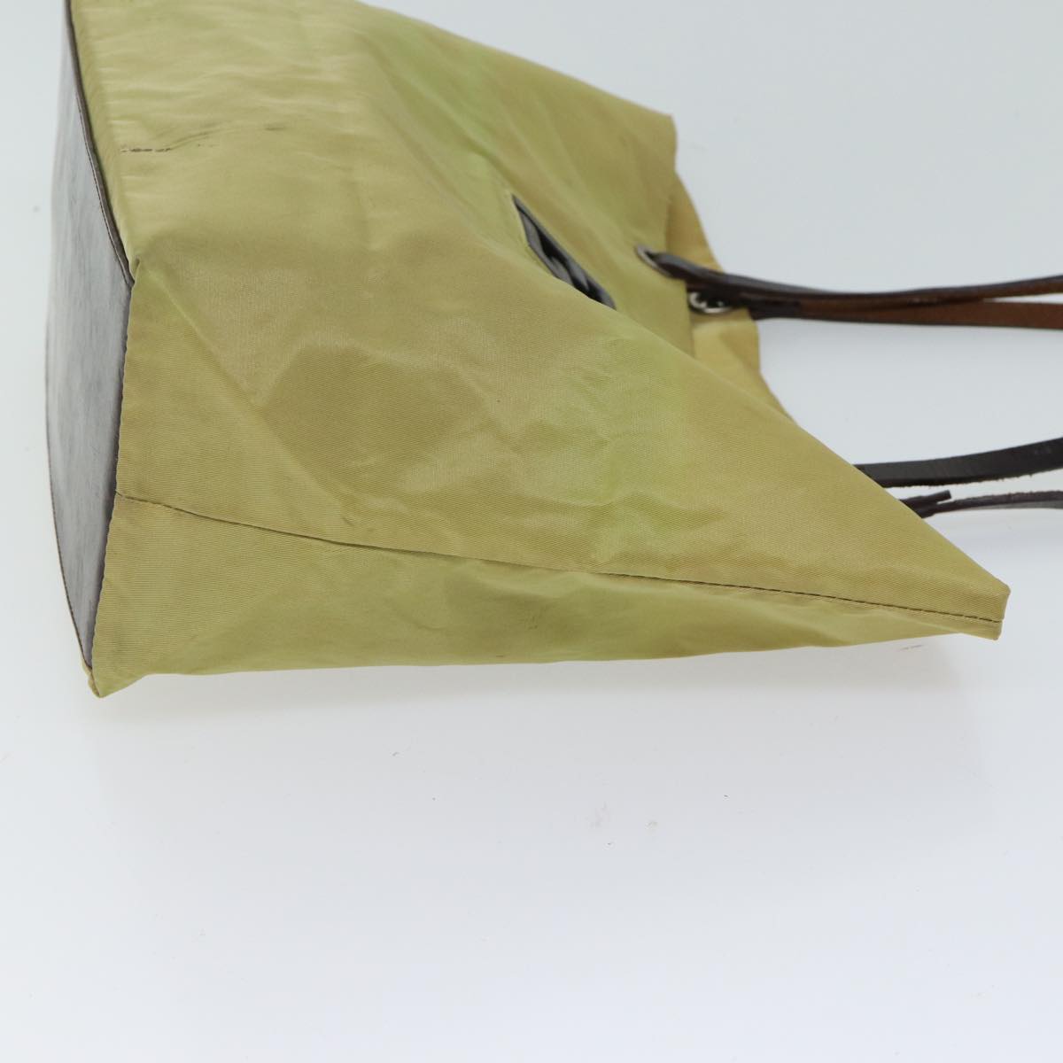 FENDI Tote Bag Nylon Yellowbs13572