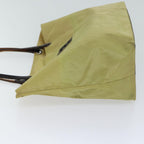 FENDI Tote Bag Nylon Yellowbs13572