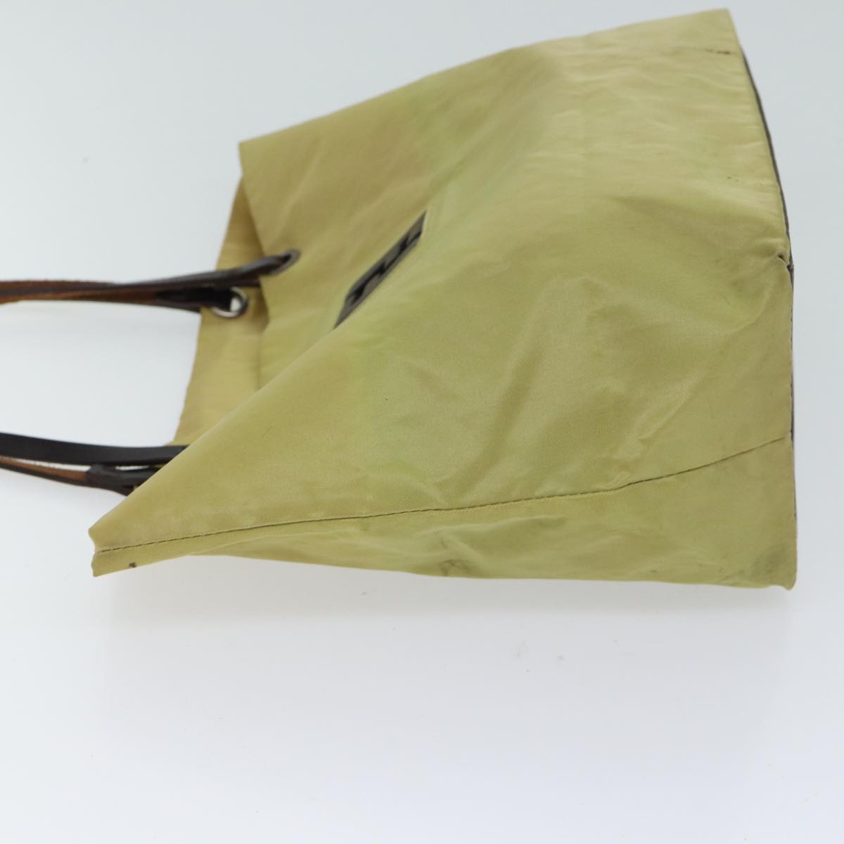 FENDI Tote Bag Nylon Yellowbs13572