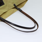 FENDI Tote Bag Nylon Yellowbs13572