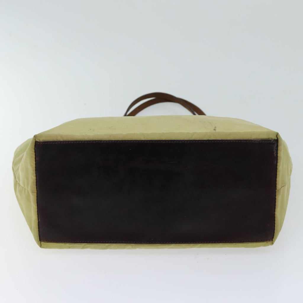 FENDI Tote Bag Nylon Yellowbs13572