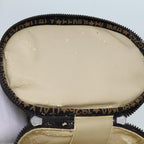 FENDI Zucca Canvas Vanity Cosmetic Pouch Brownbs13594