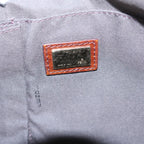 FENDI Zucchino Canvas Shoulder Bag Beigebs13695