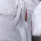 FENDI Zucchino Canvas Shoulder Bag Beigebs13695