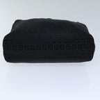 FENDI Zucchino Canvas Hand Bag Blackbs13696
