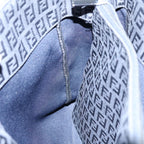 FENDI Zucchino Canvas Hand Bag Blackbs13696