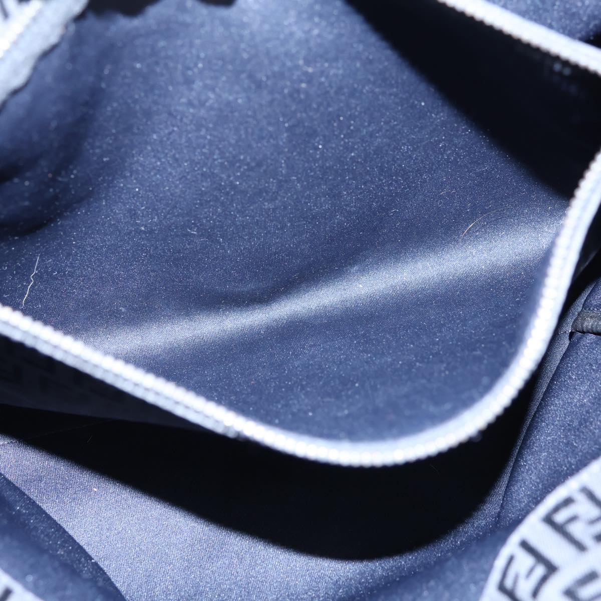 FENDI Zucchino Canvas Hand Bag Blackbs13696