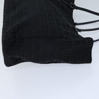 FENDI Zucchino Canvas Hand Bag Blackbs13696