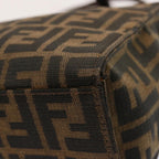 FENDI Zucca Canvas Shoulder Bag Brownbs13765