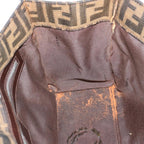 FENDI Zucca Canvas Shoulder Bag Brownbs13765