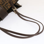 FENDI Zucca Canvas Shoulder Bag Brownbs13765