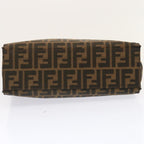 FENDI Zucca Canvas Shoulder Bag Brownbs13765