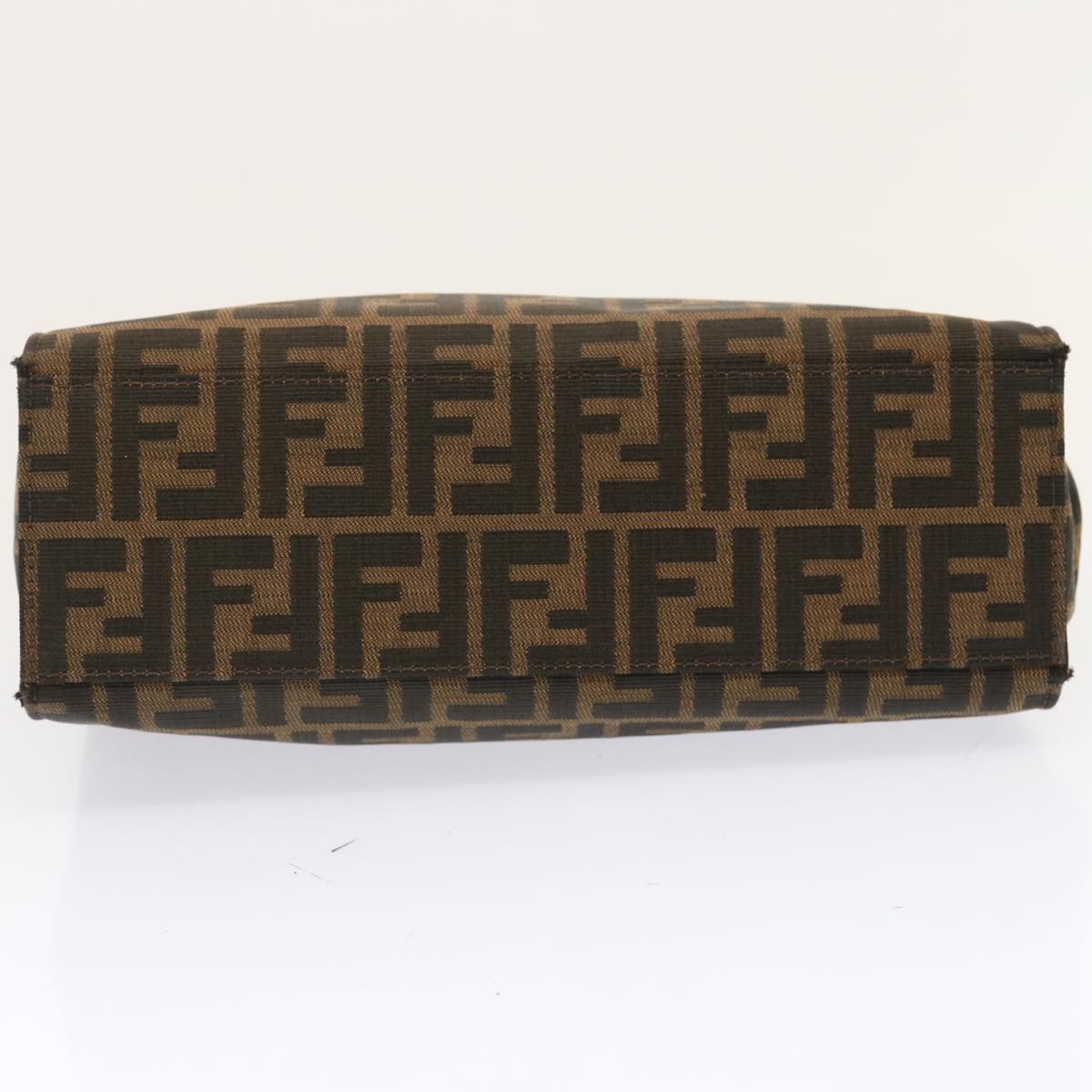 FENDI Zucca Canvas Shoulder Bag Brownbs13765