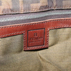 FENDI Zucca Canvas Tote Bag Brownbs13766
