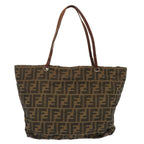 FENDI Zucca Canvas Tote Bag Brownbs13766