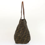 FENDI Zucca Canvas Tote Bag Brownbs13766