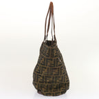 FENDI Zucca Canvas Tote Bag Brownbs13766