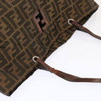 FENDI Zucca Canvas Tote Bag Brownbs13766