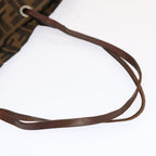 FENDI Zucca Canvas Tote Bag Brownbs13766