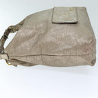 Chloe Shoulder Bag Patent leather Gold bs13849