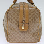 CELINE Macadam Canvas Boston Bag Coated Canvas Beige  13994