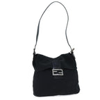 FENDI Mamma Shoulder Bag Nylon Blackbs14019