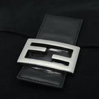 FENDI Mamma Shoulder Bag Nylon Blackbs14019