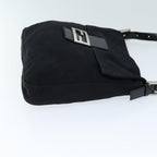 FENDI Mamma Shoulder Bag Nylon Blackbs14019