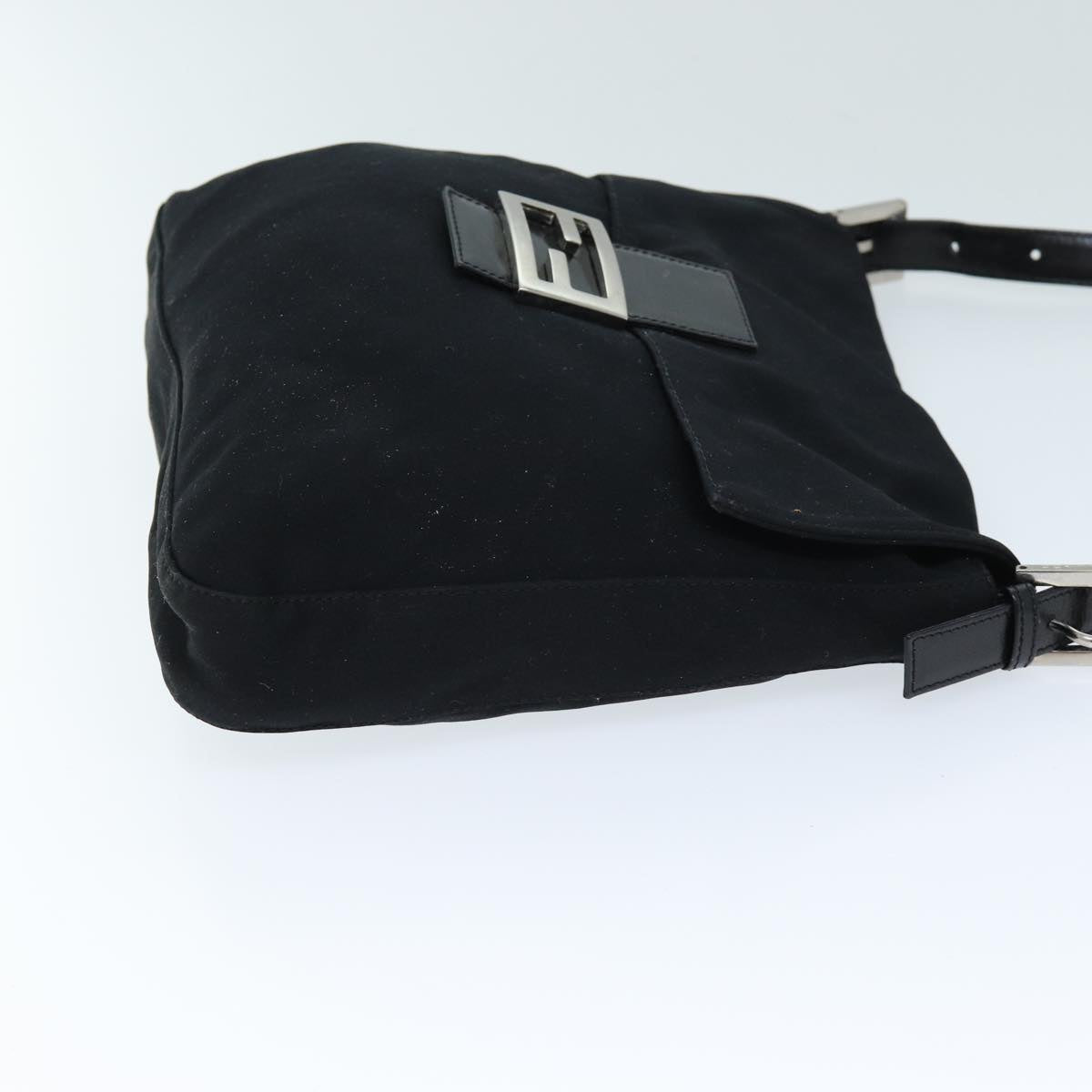 FENDI Mamma Shoulder Bag Nylon Blackbs14019